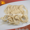 Top quality Remy human blonde Hair weave white curly hair extensions